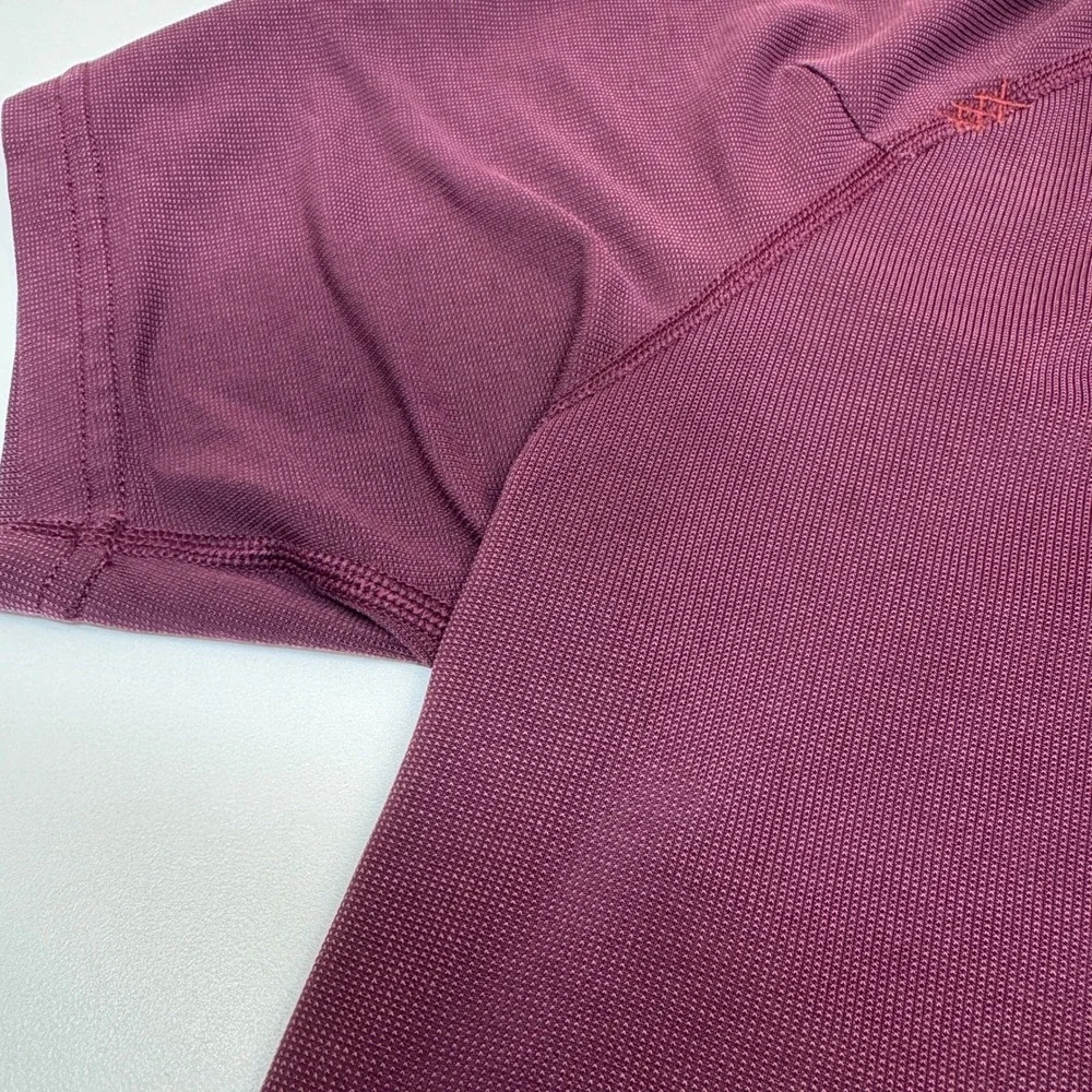 Rhone Polo Shirt Mens Medium Maroon Activewear‎ Performance Golf Gorpcore